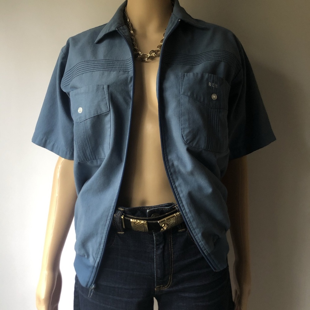Denim Blue Utility Jacket: Work it